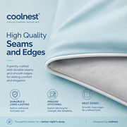 CoolNest™ Air Conditioner Cooling Blanket – Lightweight Summer Comforter for Hot Sleepers