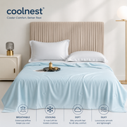 CoolNest™ Air Conditioner Cooling Blanket – Lightweight Summer Comforter for Hot Sleepers