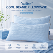 CoolNest™ Cooling Pillowcase – Breathable Pillow Cover for Hot Sleepers