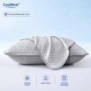 CoolNest™ Cooling Pillowcase – Breathable Pillow Cover for Hot Sleepers