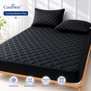 CoolNest™ Cooling Mattress Pad – Breathable Mattress Cover for Hot Sleepers