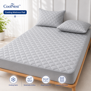 CoolNest™ Cooling Mattress Pad – Breathable Mattress Cover for Hot Sleepers